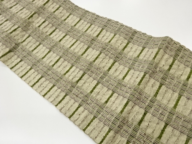 JAPANESE NAGOYA OBI / WOVEN STRIPE